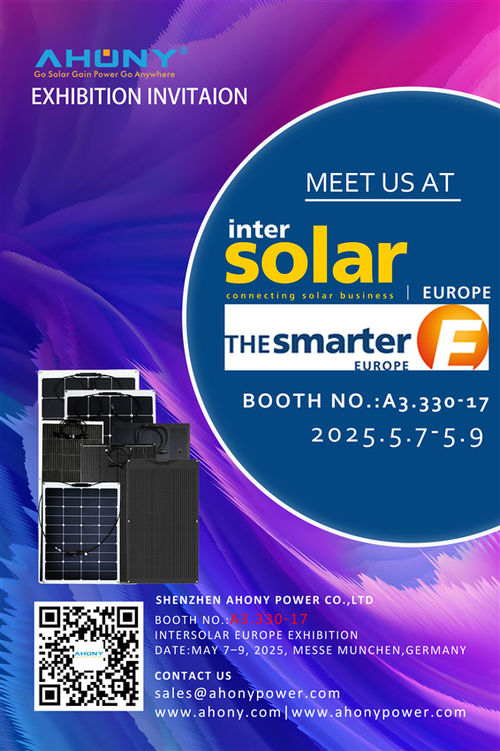Dernières nouvelles de l'entreprise AHONY invite à Intersolar 2025