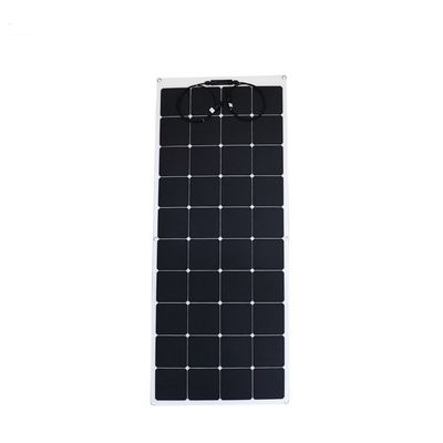 Kit Panneau Solaire Flexible Exanko 300W + Contrôleur 30A - Pour Camping-Car, Bateau, Van - Noir