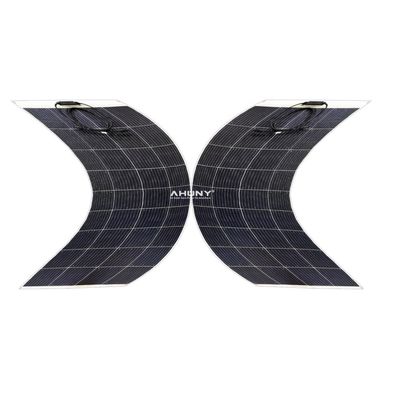 Un bon prix. Panneau solaire semi-flexible à 150w, pas à pas sur le module mono PV sans fissure cachée en ligne