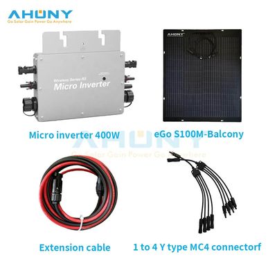 Un bon prix. En dehors du réseau Micro Inverter Système d'énergie solaire 400w 600w 800W Pour le balcon de la maison en ligne