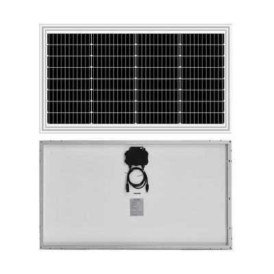 Un bon prix. 60W 65w mono noir blanc vitre en feuille arrière panneau solaire Pv module mince température extrême 20v Vmp Pour cellule de batterie 12v en ligne