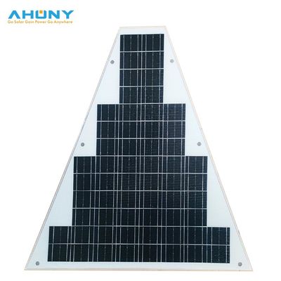 Un bon prix. Panneau solaire trapézoïde 30w sur mesure rond carré rectangulaire bouy module PV pour le banc solaire de la table d'arbre charge de bus léger en ligne