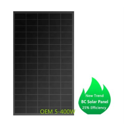 Un bon prix. Factory Wholesale 26% High Efficiency Solar Panels HPBC Pv Module 50W 100W 200W 300W 400W Best Quality Glass Solar Panel for Roof Rv Boat Yacht  en ligne