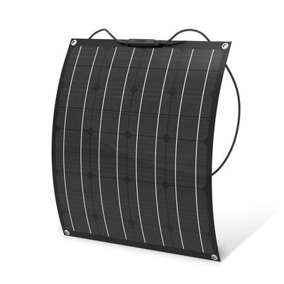 Un bon prix. Panneau solaire flexible en fibre noire ETFE Surface 50w Pour yacht RV Camping Voyage hors route en ligne