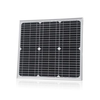 Un bon prix. Module solaire photovoltaïque en verre rigide de 20 W pour la recharge de la batterie DC 12 V en ligne