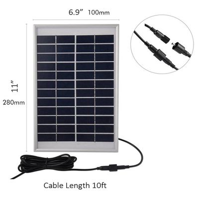 Un bon prix. 1w 5w 6w 10w Panneau solaire personnalisé Panneau solaire mini en verre pour le camping en ligne