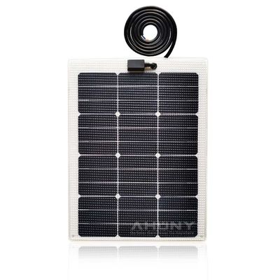 Un bon prix. Panneaux solaires semi-rigides de 12 v, pouvant être utilisés à pied, panneaux solaires monocristallins semi-flexibles de 40 w en ligne