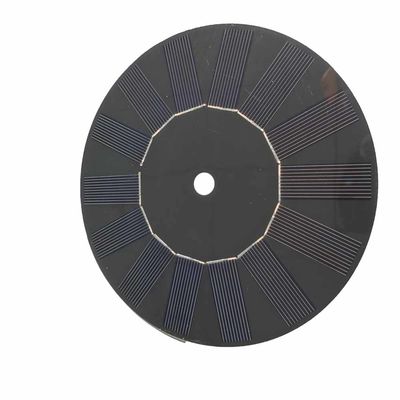 Un bon prix. 2.1w 350mA 6V Ronde Panneau solaire personnalisé Noir Pet en fibre de verre Pour fontaine printemps en ligne