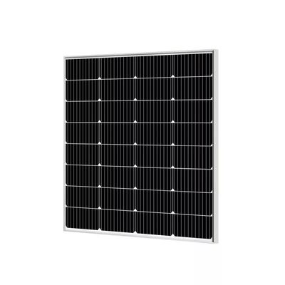 Un panneau solaire en verre de qualité 100W PERC HJT avec 12V léger pour IOT Système solaire à distance industriel