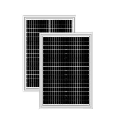 Un bon prix. 50w 12v 24v PERC Groupe A Panneau solaire mono PV photovoltaïque pour une production d'énergie améliorée en ligne