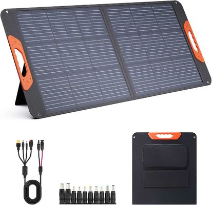 Chargeur de panneau solaire pliable monocristallin de 100 watts
