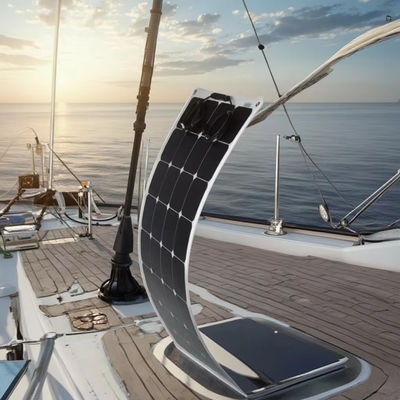Un bon prix. 120w 12V photovoltaïque balcon de bateau en plastique fin transparent Panneaux solaires flexibles pliables fournisseur fabricant fournisseur en ligne