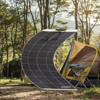 Un bon prix. Panneau solaire monocristallin léger et flexible ETFE panneau solaire panneau solaire photovoltaïque flexible 180w résistant à l'eau CE ROHS en ligne