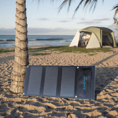 21w Chargeur de panneau solaire mobile petit panneau solaire mini pliable Chargeur solaire de téléphone portable USB intégré