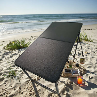 3 hauteurs hauteur réglable camping table solaire pour le camping en plein air pique-nique plage arrière-cour porte arrière cuisine