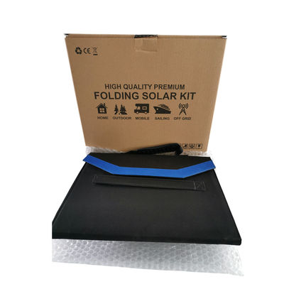 Kit solaire pliable léger et puissant de 50 watts pour une charge solaire portable en déplacement