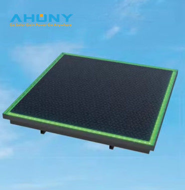Un bon prix. Carreaux solaires de plancher de marche Module photovoltaïque en bois haute pression Résistance à la grêle Soleil hors réseau Pavement de rue Système de maison au sol en ligne