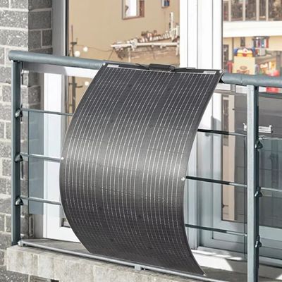 Un bon prix. Panneaux solaires monocristallins au silicium semi-flexibles 100W HCF Panneaux de terrasse étanches pour balcon hors réseau en ligne
