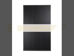 Longi HPBC Factory Hot Selling High Efficiency Full Black Solar Panels Monocrystalline Solar Panel All Black Best Quality Panels for Balcony Roof Outdoor Yacht Tile